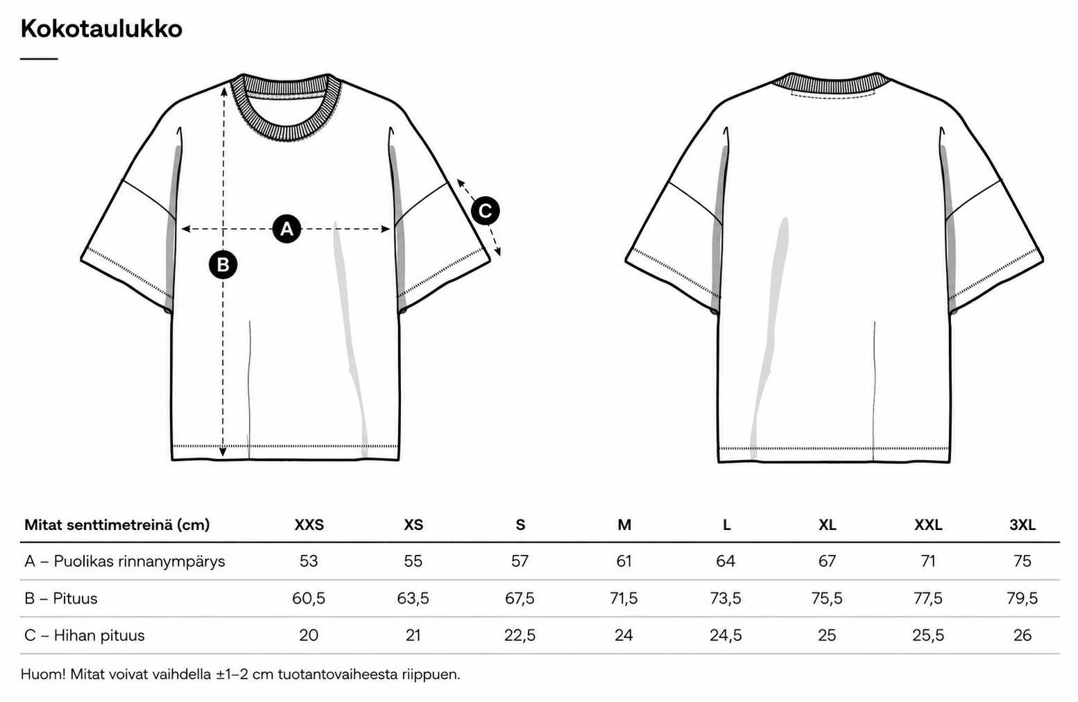Oversize t-paita – Murray